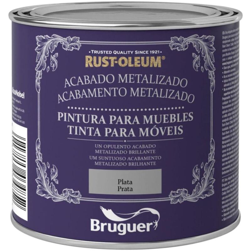 

Pintura Metalizada Muebles Xylazel Plata 500 ml