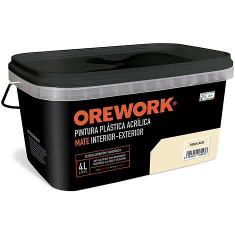 Pintura monocapa para interior - 4 l - Piedra