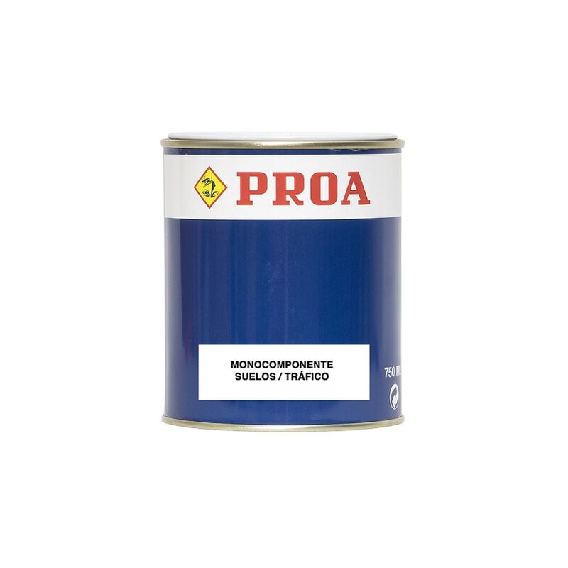 

Pintura monocomponente para suelos y garajes, interior y exterior., Gris Medio RAL 7042 0.75lts