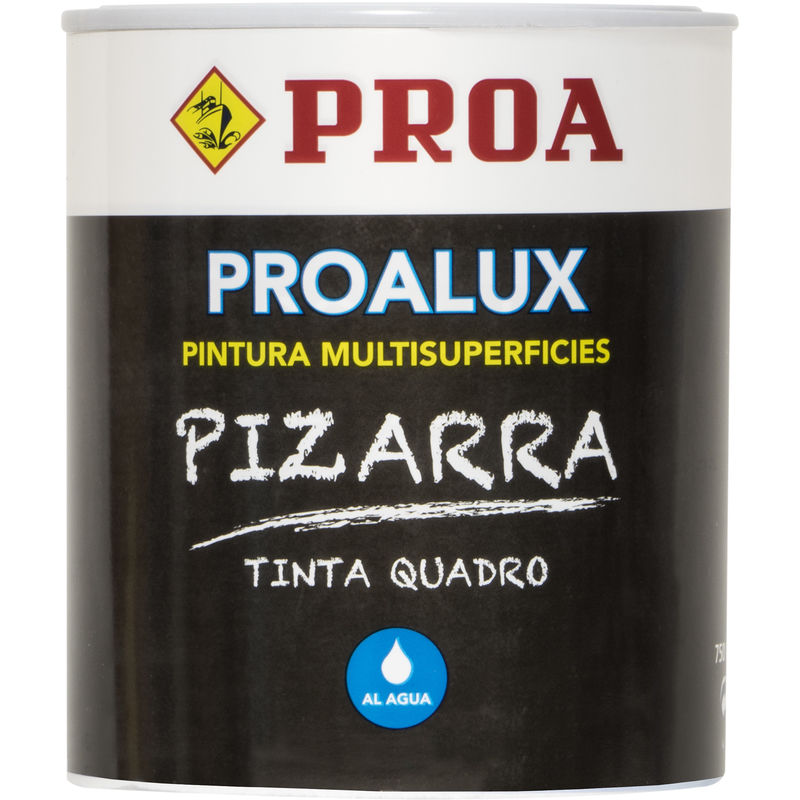 

Proa - PINTURA MULTISUPERFICIES, crea tu pizarra sobre cualquier superficie AZUL ELÉCTRICO 750ML, Azul eléctrico RAL 5010 0.75lts