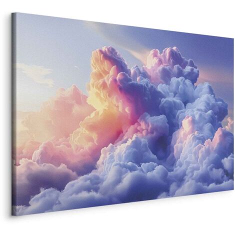 Pintura - Nubes como pintadas: los pinceles artísticos del amanecer pintando el cielo