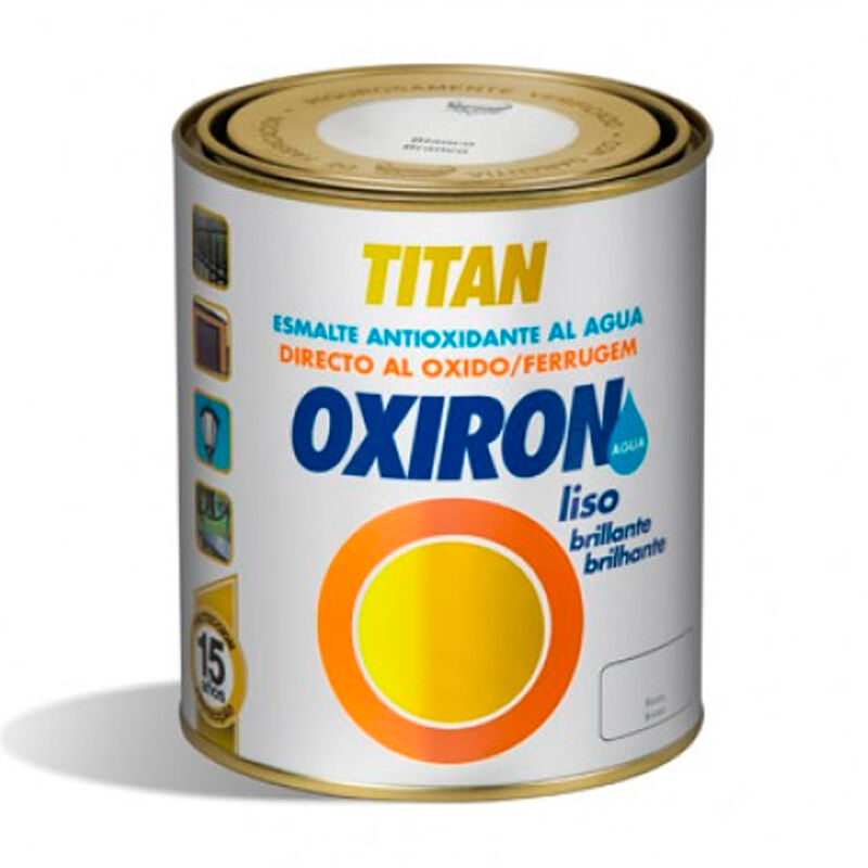 

Pintura Oxiron liso agua negro - Titan