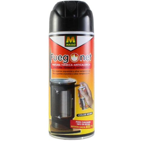 Pintura para altas temperaturas MASSO - Negro - 06567