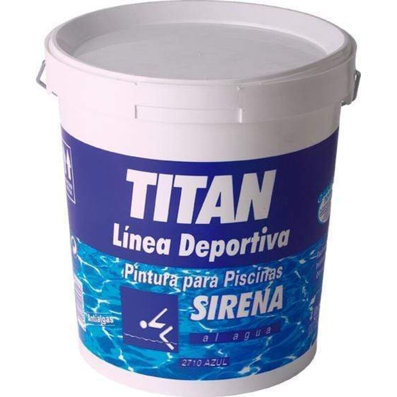 Pintura Piscina Sirena Al Agua 04L
