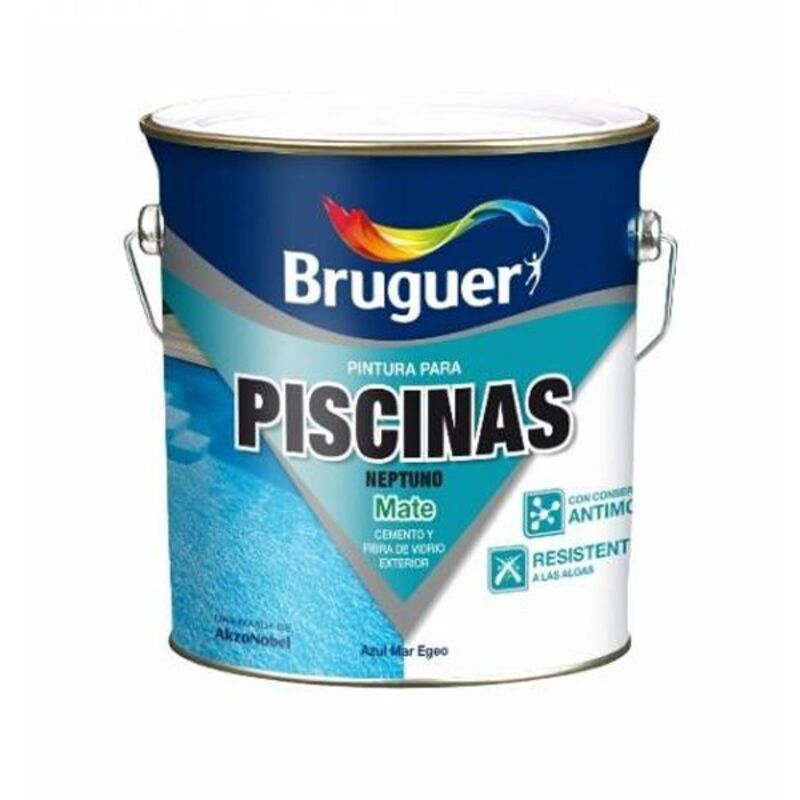 Bruguer Pinturas Akzo - Neptuno Azul Mar Egeo 4L Bruguer