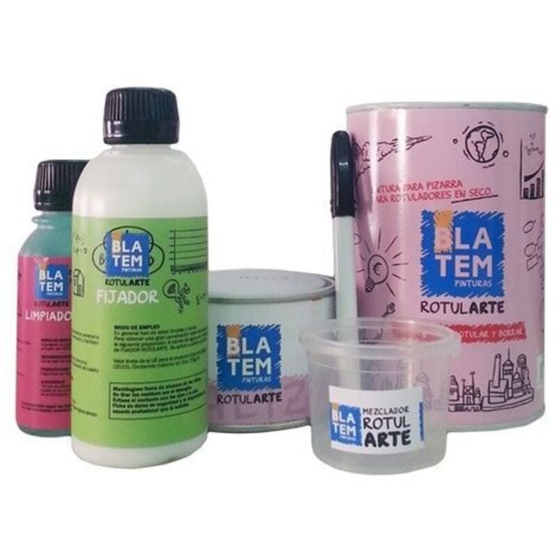 

Pinturas Blatem - Pintura Pizarra Rotulador Kit Rotularte Blatem | 1 L - Transparente