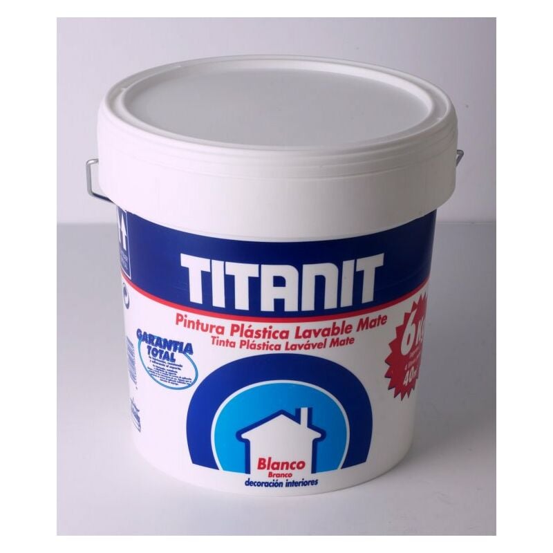 

Pintura Plastica Interior Titanit Blanco Mate 15 L