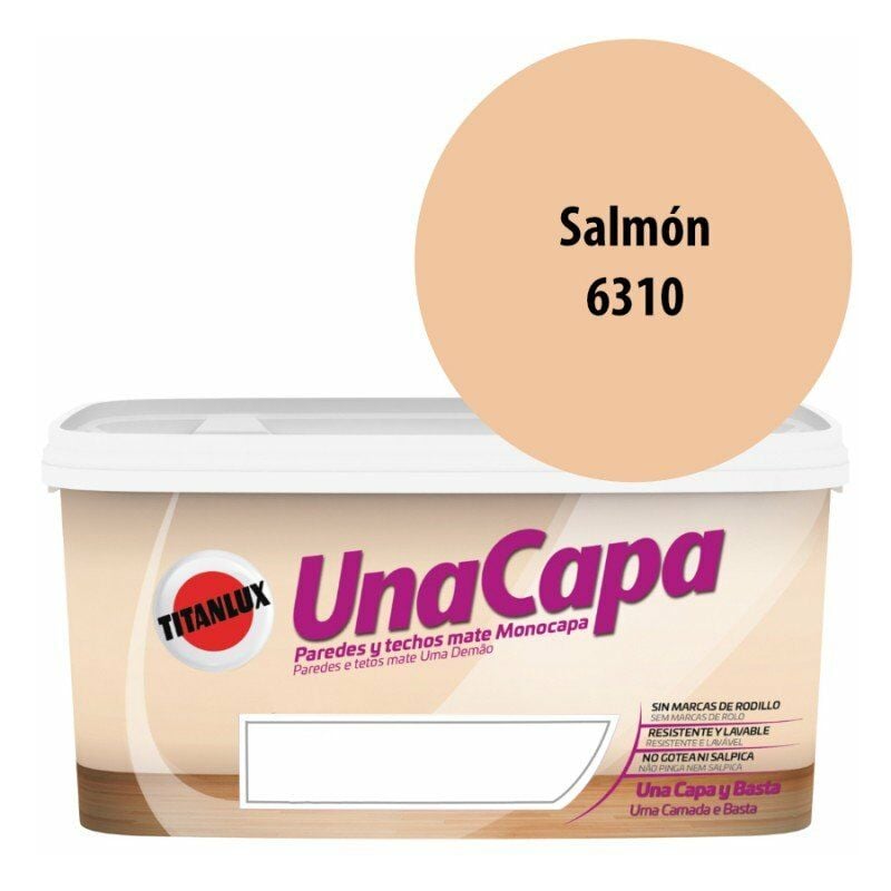 

Pintura Una Capa Mate Salmon 4 L