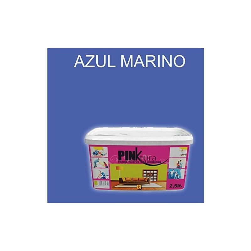 

Pintura Plástica Alta decoración PINKTURA AZUL MARINO 2.5 LTS.
