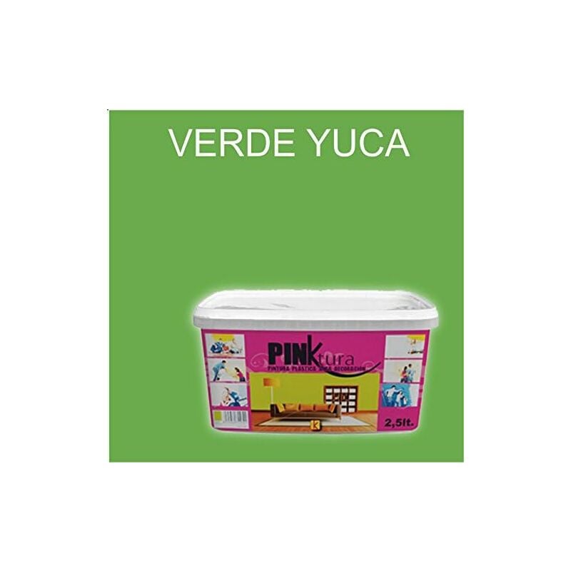

Pintura Plástica Alta decoración PINKTURA VERDE YUCA 2.5 LTS.