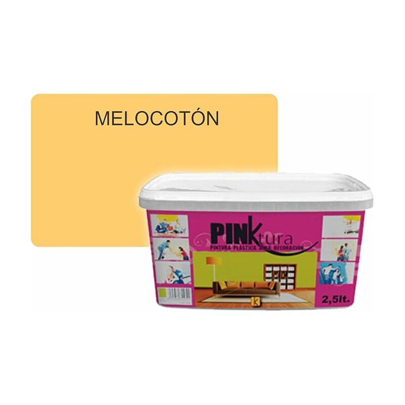 

Pintura Plástica Alta decoración PINKTURA MELOCOTON 2.5 LTS. - Melocotón