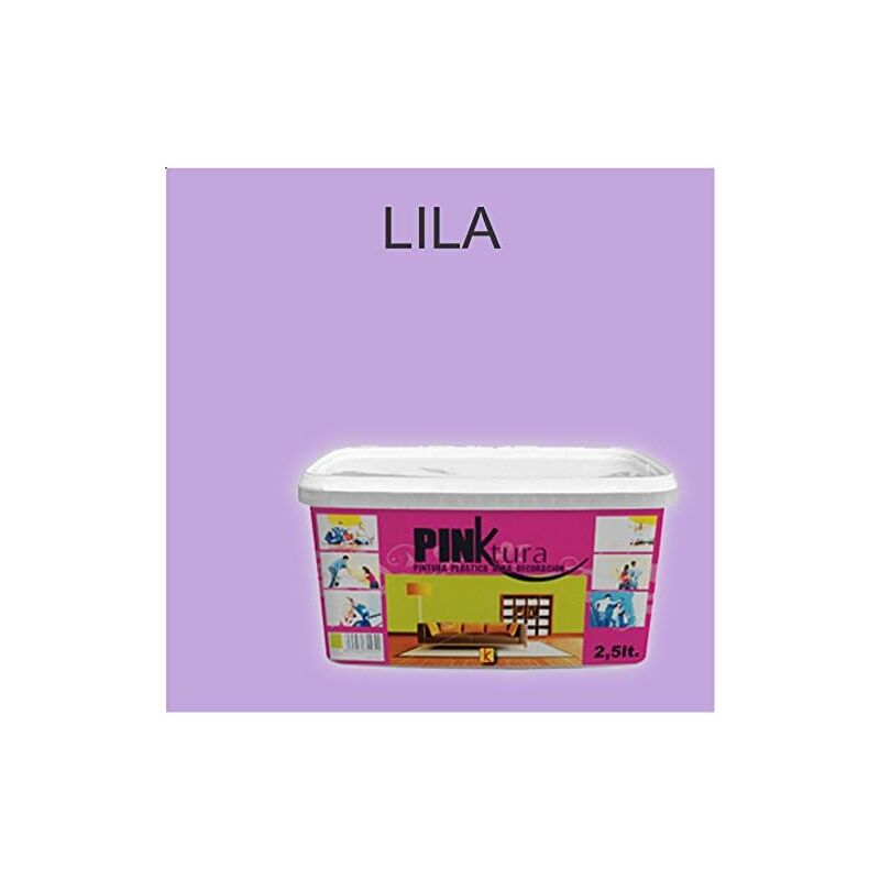 

Pintura Plástica Alta decoración PINKTURA LILA 2.5 LTS.