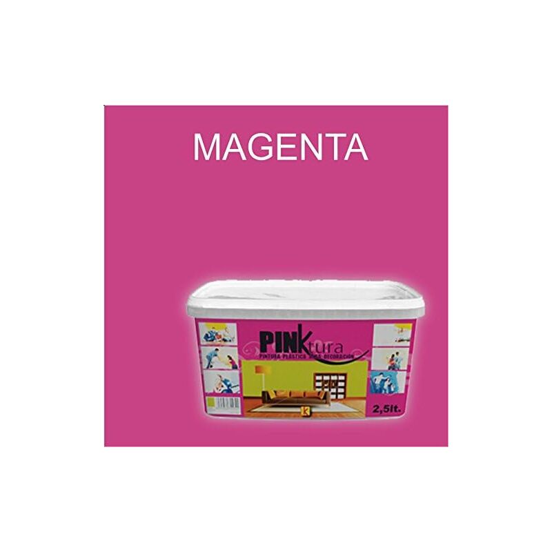 

Pintura Plástica Alta decoración PINKTURA MAGENTA 2.5 LTS.