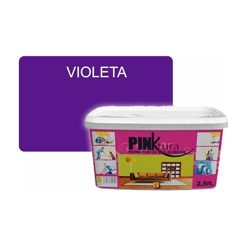 

Pintura Plástica Alta decoración PINKTURA VIOLETA 2.5 LTS.