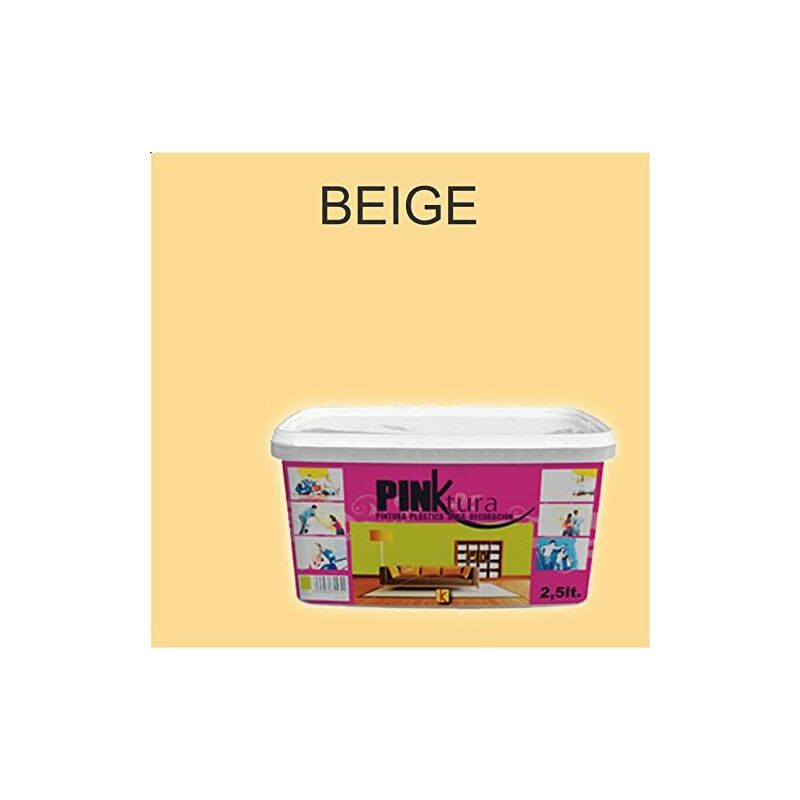 

Pintura Plástica Alta decoración PINKTURA BEIGE 2.5 LTS.