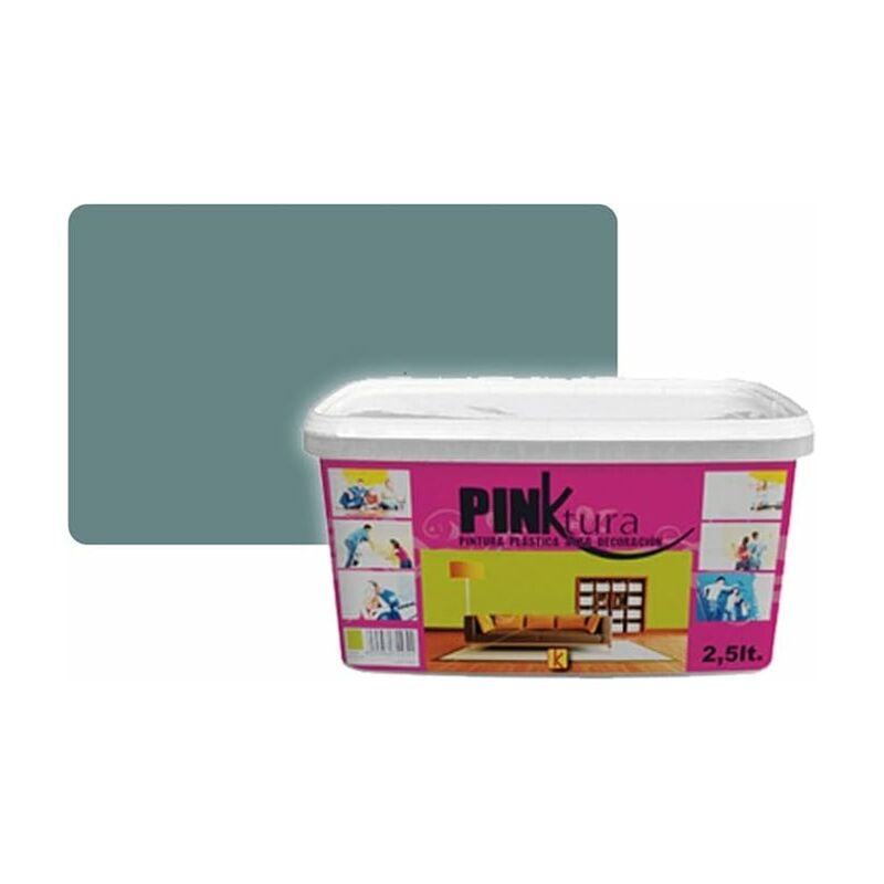 

Pintura Plástica Alta decoración PINKTURA AZUL AGUA 2.5 LTS.