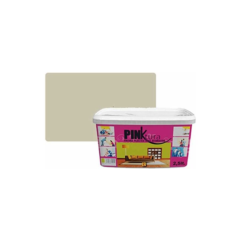 

Pintura Plástica Alta decoración PINKTURA GRIS PERLA 2.5 LTS.