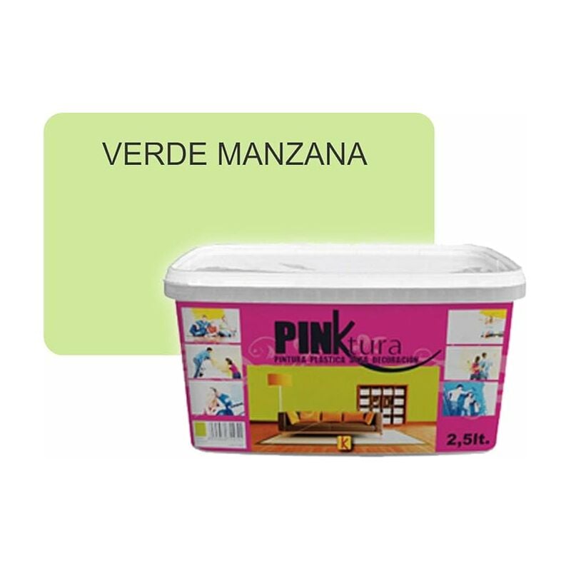 

Pintura Plástica Alta decoración PINKTURA MANZANA 2.5 LTS.