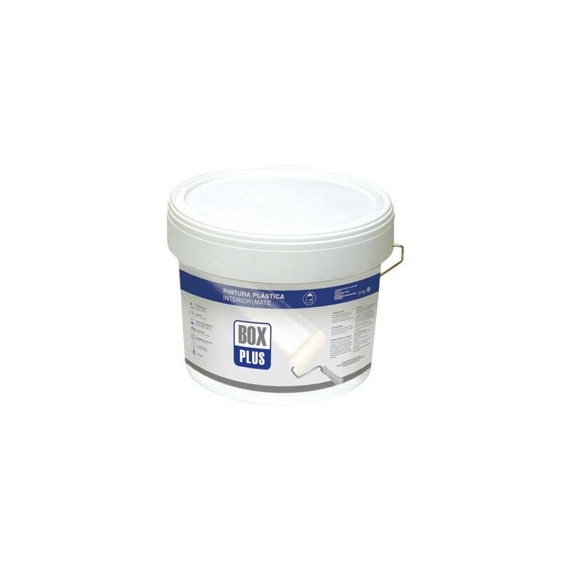 

Pintura plastica blanca mate INTERIOR 12 KG Box plus