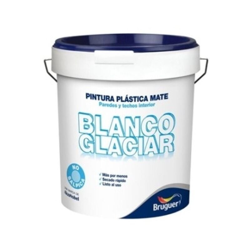 

Pintura plast mate 15 lt bl int. glaciar bruguer