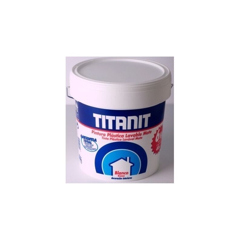 

Pintura Plastica Mate 4 Lt Blanco Interior it - Titan