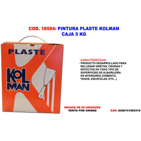 Pintura Plástica Kolman 5 kg