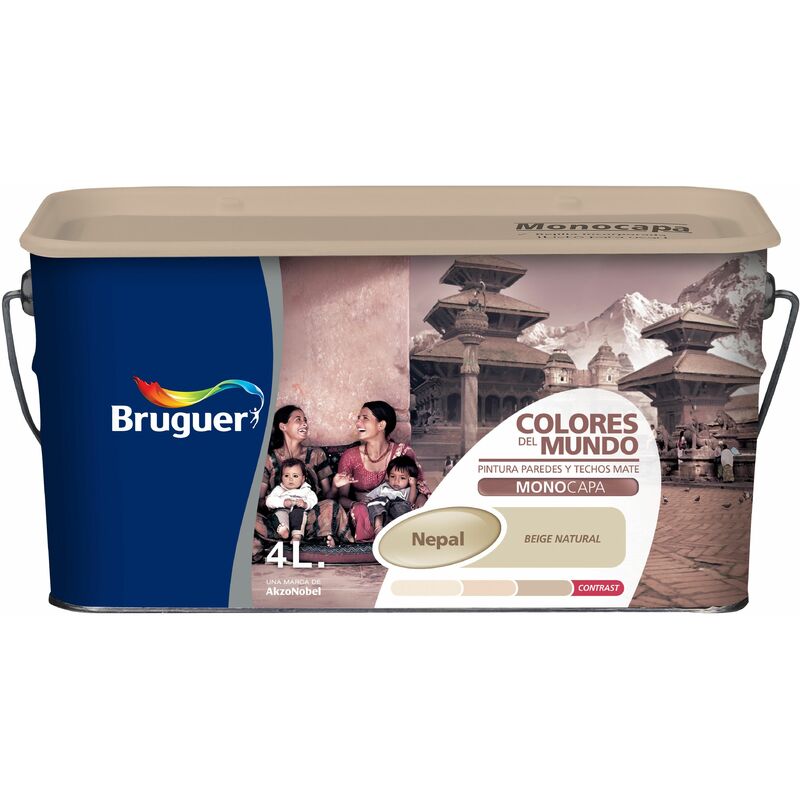 

Bruguer - Pintura Plastica Mate Monocapa Cm Nepal Rojo Pashmina 2,5l