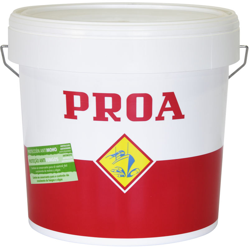 

Pintura plástica satinada alta cubrición antimoho, CARRAL 15lts - Proa