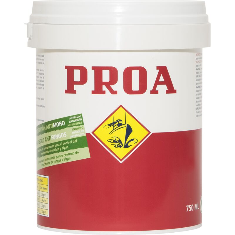 

Pintura plástica satinada alta cubrición antimoho, LUARCA 0.75lts - Proa