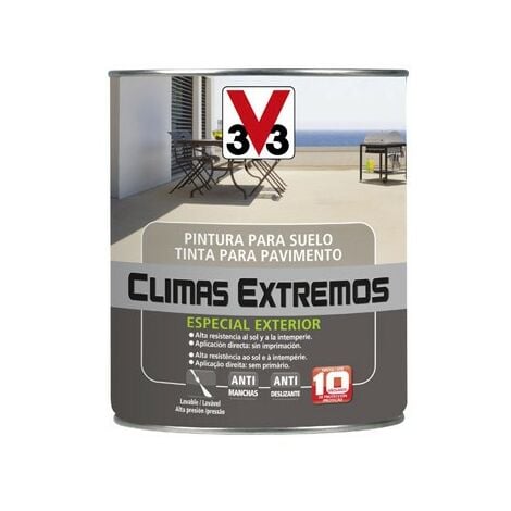 V33 PINTURA RENOVACION SUELOS EXTERIOR CLIMAS EXTREMOS 2,5 L GRIS OSCURO - 107208