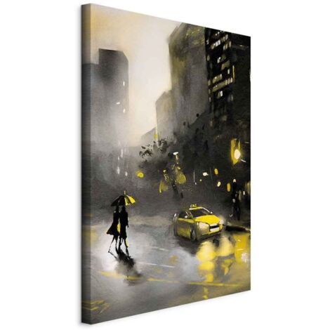 Pintura - Resplandor de la ciudad (1 parte) vertical