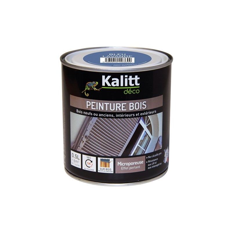 

Pintura azul lavanda satinada para madera 0,5 litros