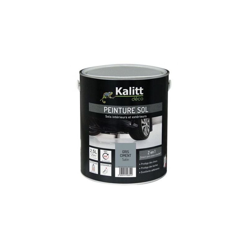 

Pintura especial para suelos cemento gris satinado 0,5 litros