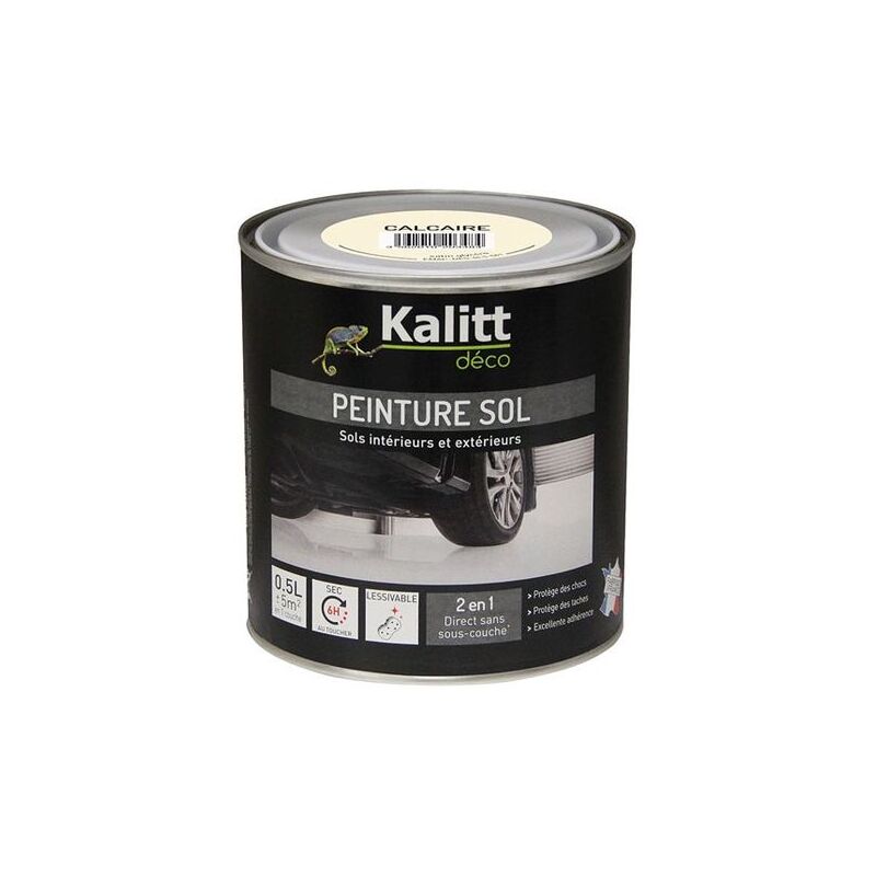 

Pintura especial para suelos de piedra caliza satinada 0,5 litros