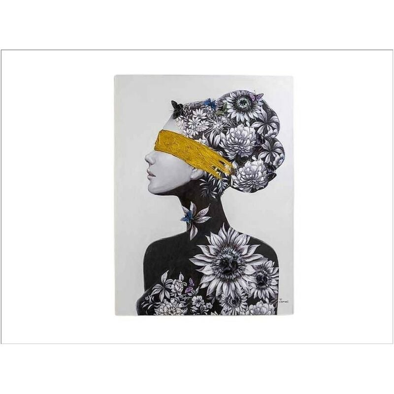 

Pintura sobre bastidor modelo PERFIL II 90X120cm con toques dorados - Schuller