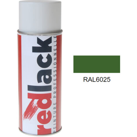 Pintura spray 400 ml – RAL 6025 Satinado – Verde Helecho – ideal para múltiples superficies – Redlack