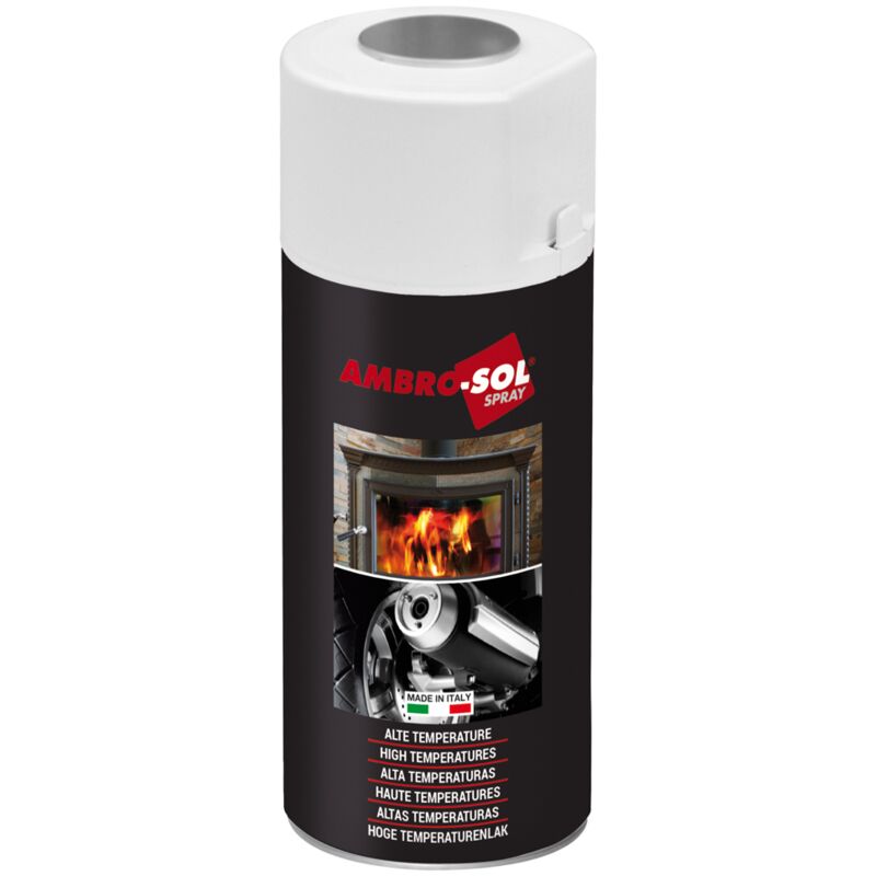 

Spray 400 Pintura Alta Temperatura 700º Negro Mate - Ambro-sol