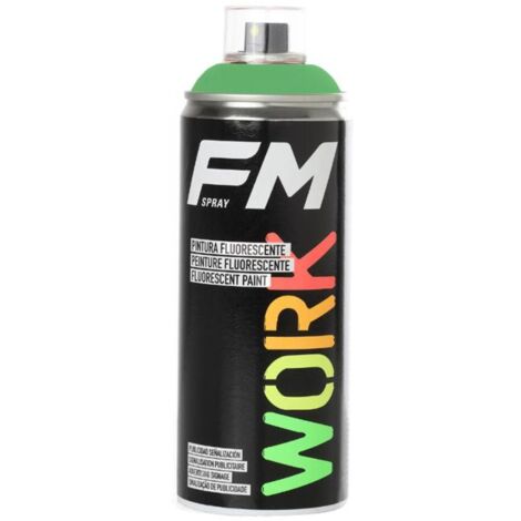 PINTURA SPRAY FLUORESCENTE RAL6038 VERDE 400ML BOTE