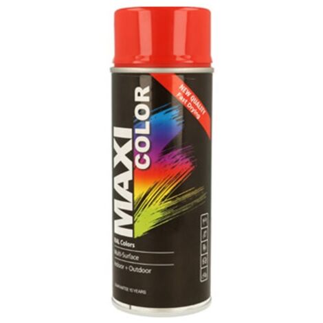 Pintura spray maxi color brillo 400 ml ral 2002 naranja sang