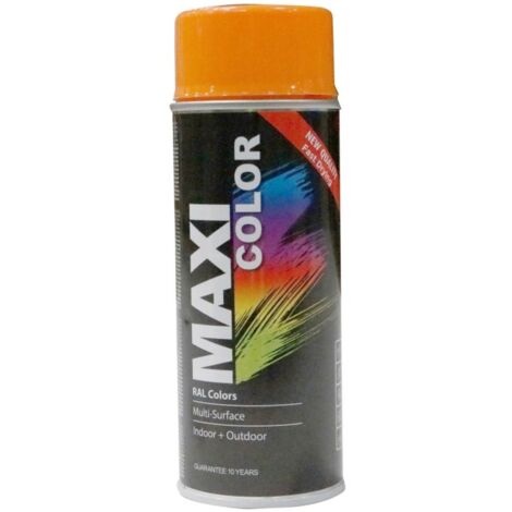 Pintura spray maxi color brillo 400 ml ral 2003 naranja pali