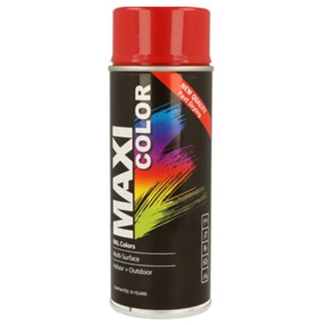 Pintura spray maxi color brillo 400 ml ral 3000 rojo vivo