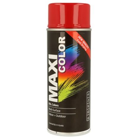 Pintura spray maxi color brillo 400 ml ral 3001 rojo señales
