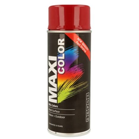 Pintura spray maxi color brillo 400 ml ral 3003 rojo rubi