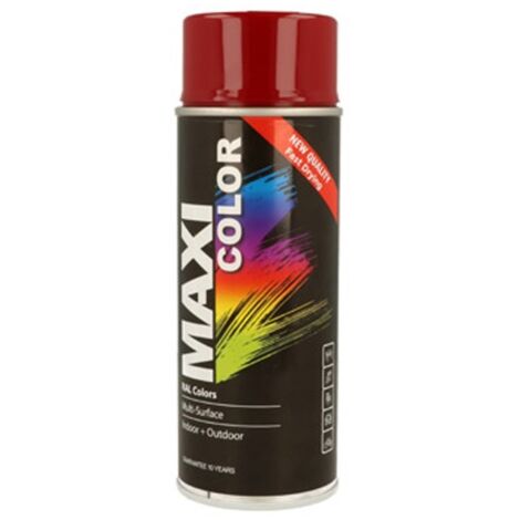 Pintura spray maxi color brillo 400 ml ral 3004 rojo purpura