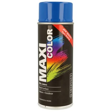 Pintura spray maxi color brillo 400 ml ral 5005 azul señales