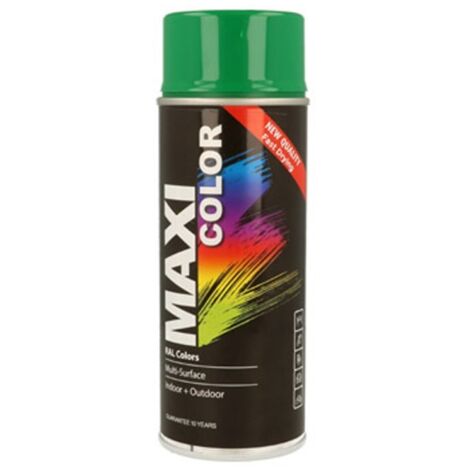 Pintura spray maxi color brillo 400 ml ral 6029 verde menta