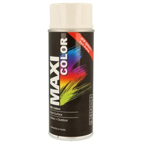 Pintura spray maxi color brillo 400 ml ral 9010 blanco puro