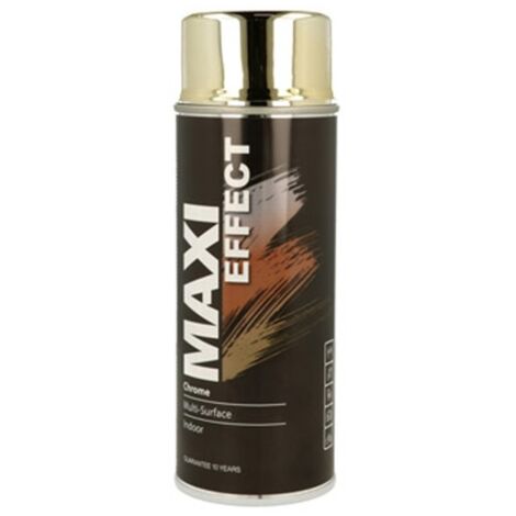 Pintura spray maxi color cromado motip 400 ml oro
