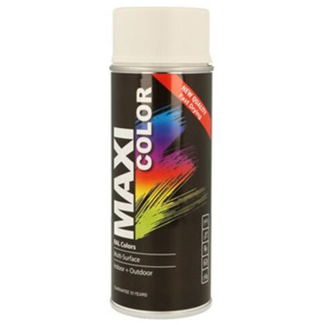Pintura spray maxi color satinado 400 ml ral 9016 blanco tra