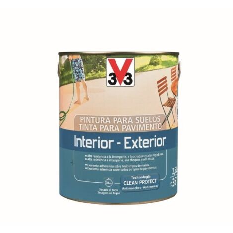 V33 Pintura Suelo Int/Ext Rojo Ar 2,5L 44873